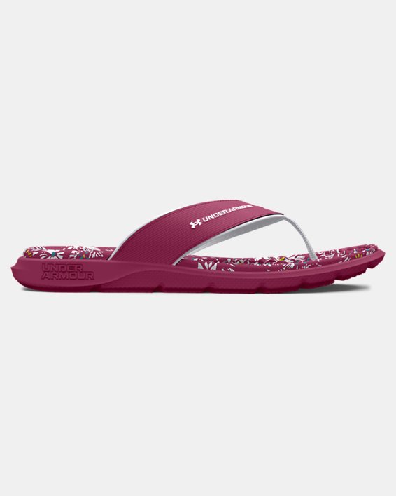Women's UA Ignite Pro Marbella Graphic Sandals in Purple image number 0